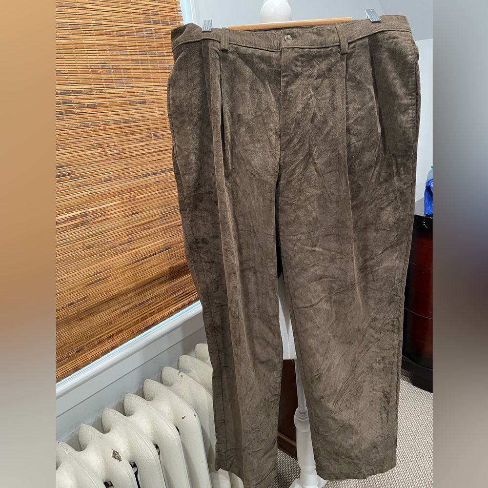 CORDUROY BROWN PANTS